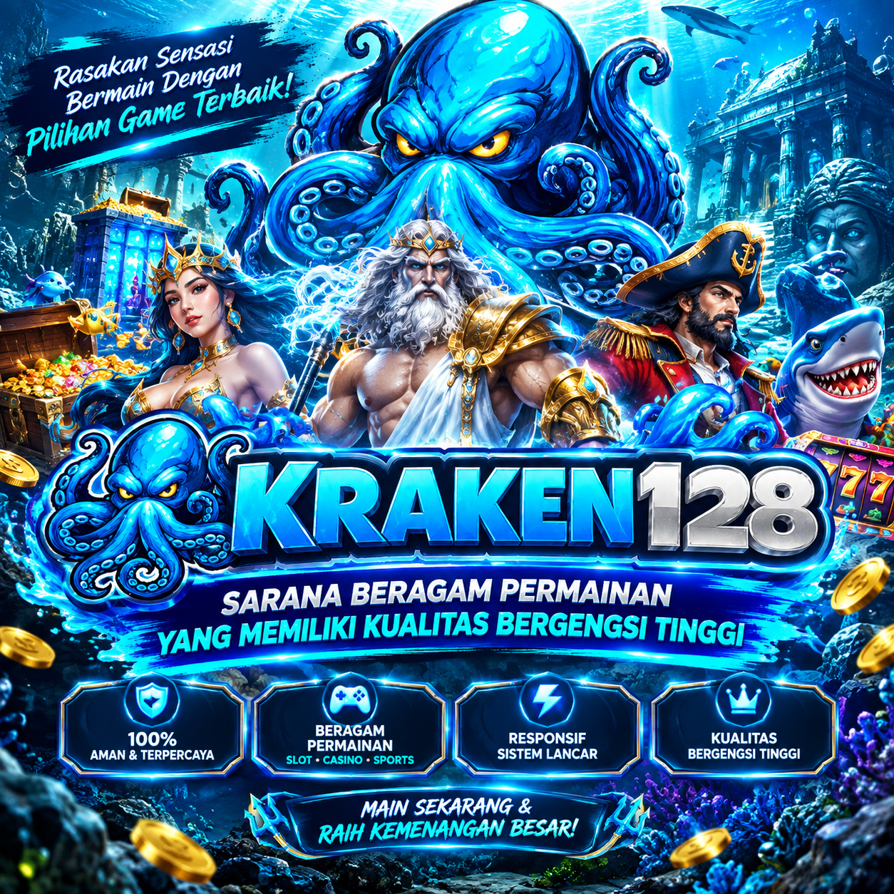 KRAKEN128 - Sarana Beragam Permainan Yang Memiliki Kualitas Bergengsi Tinggi